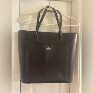 Kate spade leather tote black